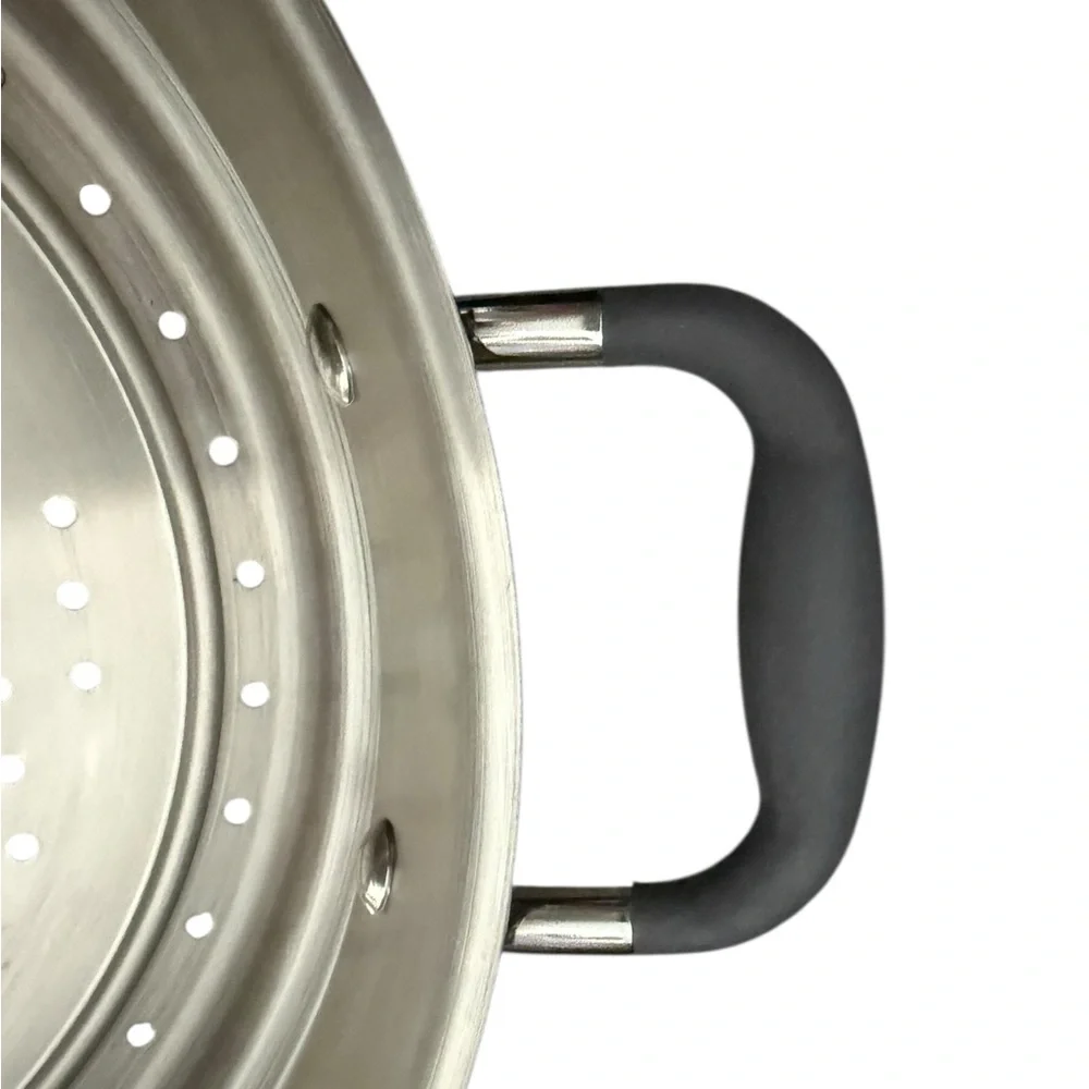Pampered Chef 12” Stainless Steel Steamer Insert